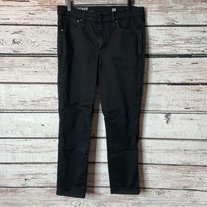 J. Crew Black Vintage Slim Straight Jeans